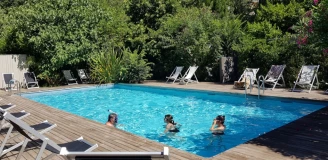 Camping Les Cent Chênes 4*, Camping 4* à Saint Jeannet (Alpes Maritimes) - Location Chalet pour 3 personnes - Photo N°2