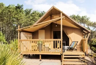 , Camping 4* à Tamniès (Dordogne) - Location Tente équipée pour 5 personnes - Photo N°2