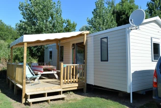 Camping Les Aventuriers de la Calypso 4* - Ze collection, Camping 4* à Saint Jean de Monts (Vendée) - Location Mobil Home pour 8 personnes - Photo N°1