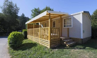 Camping Marmotel 4*, Camping 4* à Saint Geniez d'Olt (Aveyron) - Location Mobil Home pour 6 personnes - Photo N°1