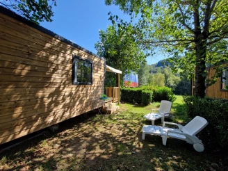 Camping Marmotel 4*, Camping 4* à Saint Geniez d'Olt (Aveyron) - Location Mobil Home pour 2 personnes